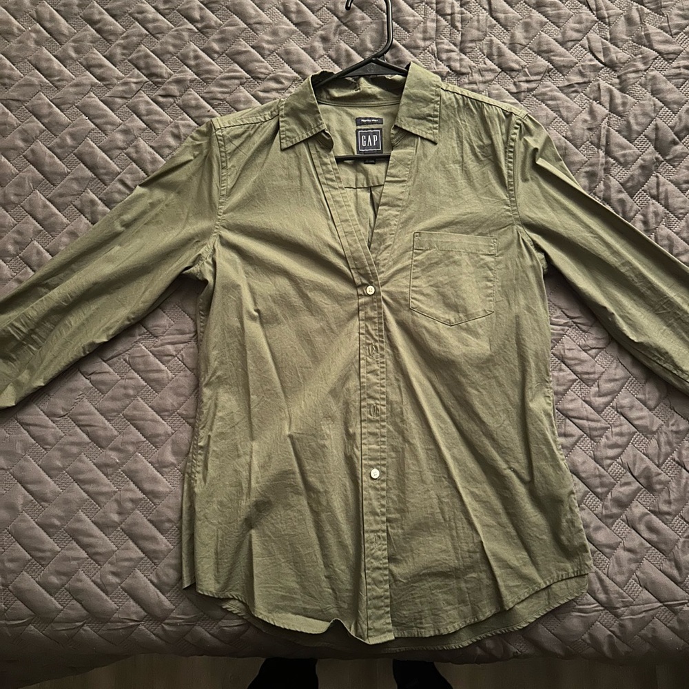 GAP Sage Green Casual Shirt